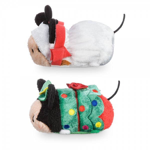 Mickey and Minnie Mouse Christmas Tsum Tsum Set Mickey and Minnie Mouse Christmas Tsum Tsum Set
